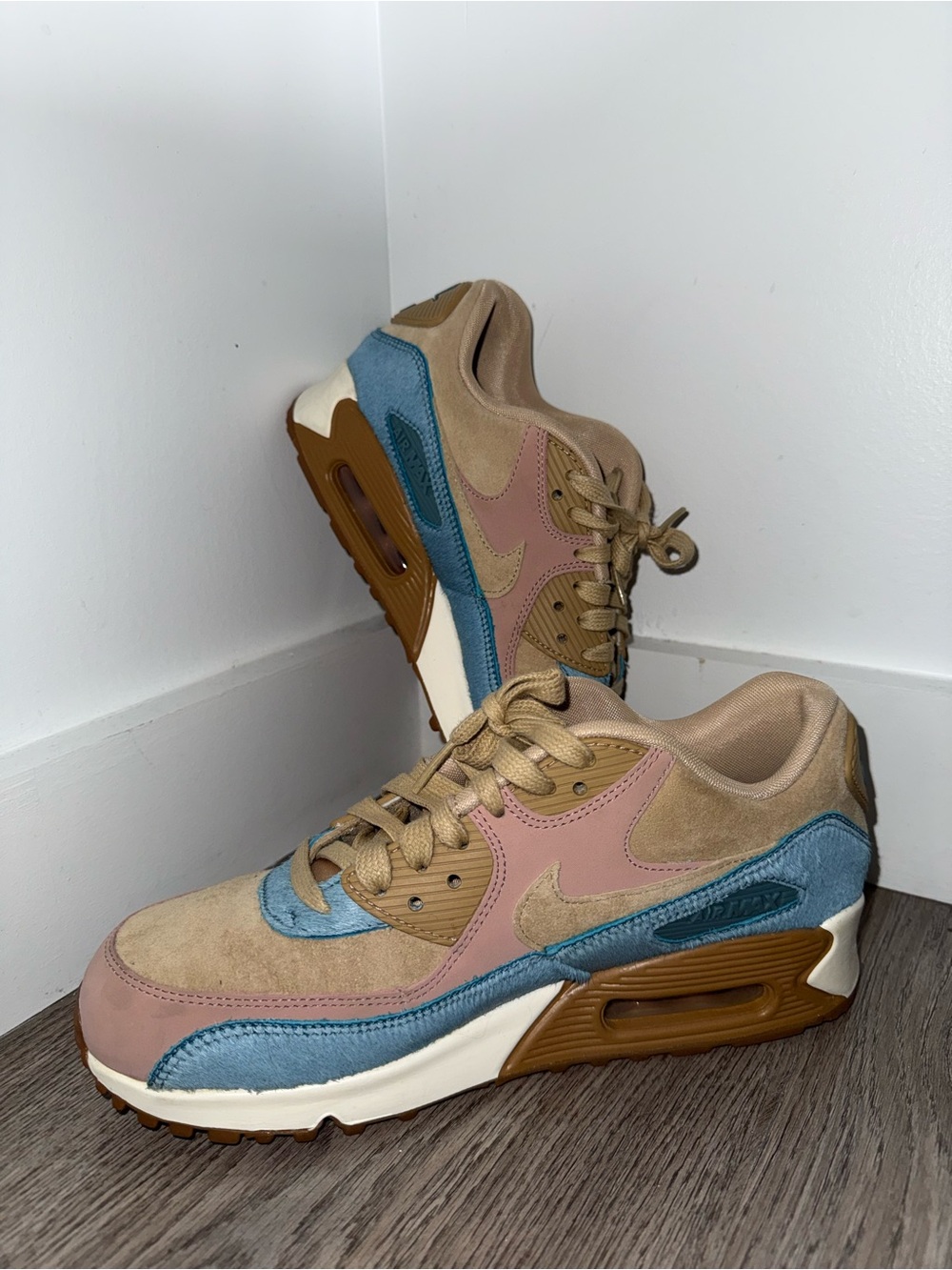 Nike Women's Air Max 90 LX 'Embossed Pony Fur' sneakers